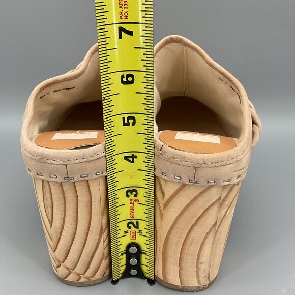 Dolce Vita Tan Braided Heeled Mules - Picture 4 of 10